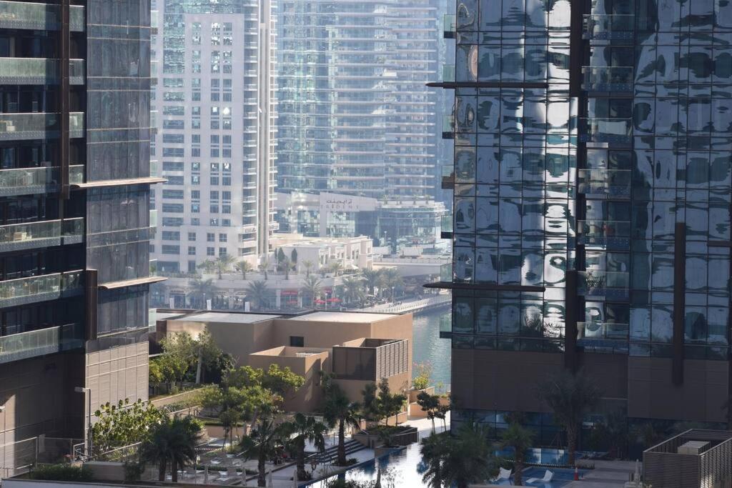 High Floor With City Skyline & Burj Khalifa View 3 Bedroom Unit Marina Dubai Eksteriør billede