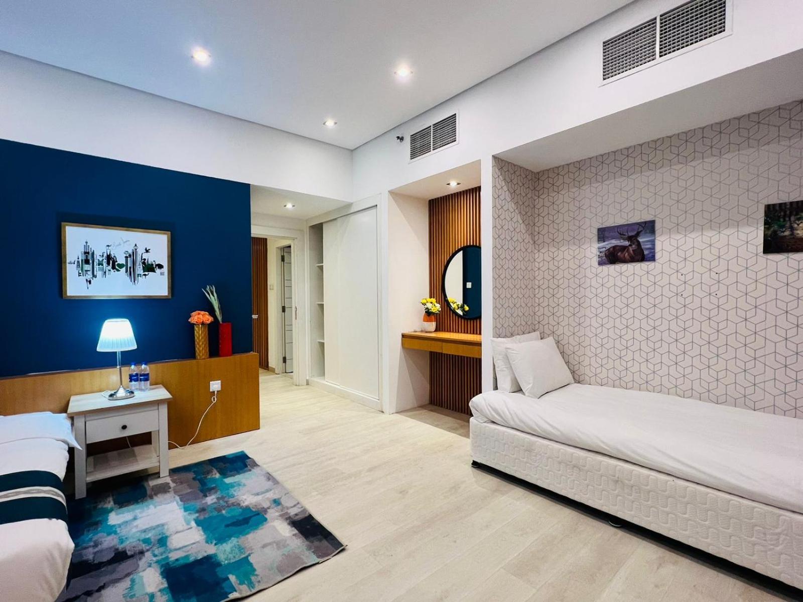 High Floor With City Skyline & Burj Khalifa View 3 Bedroom Unit Marina Dubai Eksteriør billede