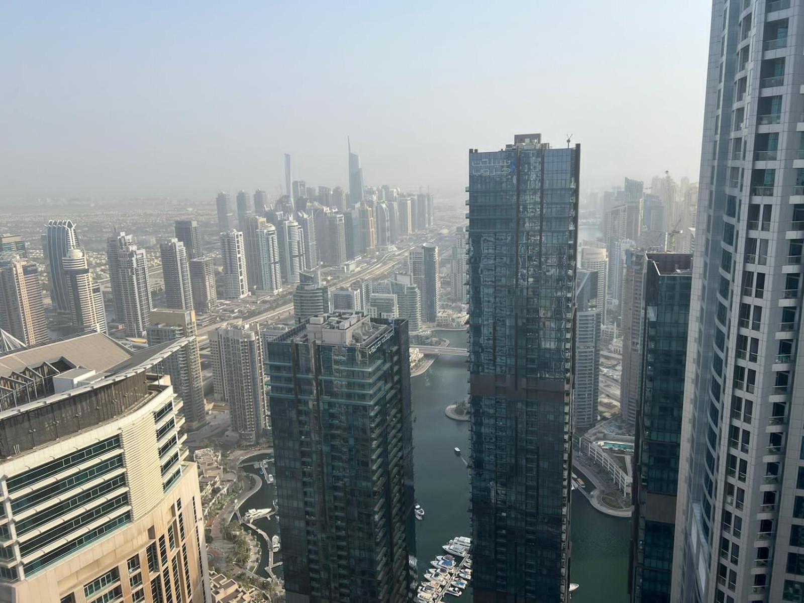 High Floor With City Skyline & Burj Khalifa View 3 Bedroom Unit Marina Dubai Eksteriør billede