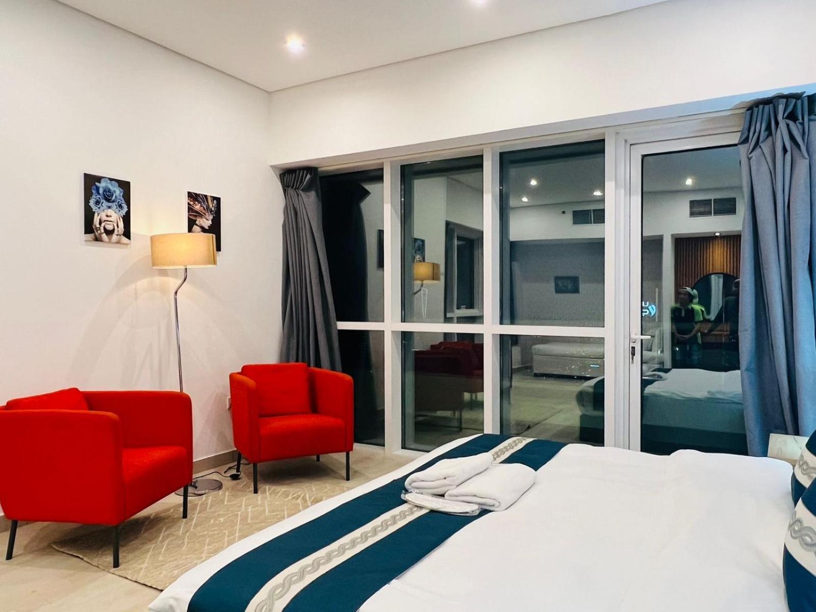 High Floor With City Skyline & Burj Khalifa View 3 Bedroom Unit Marina Dubai Eksteriør billede