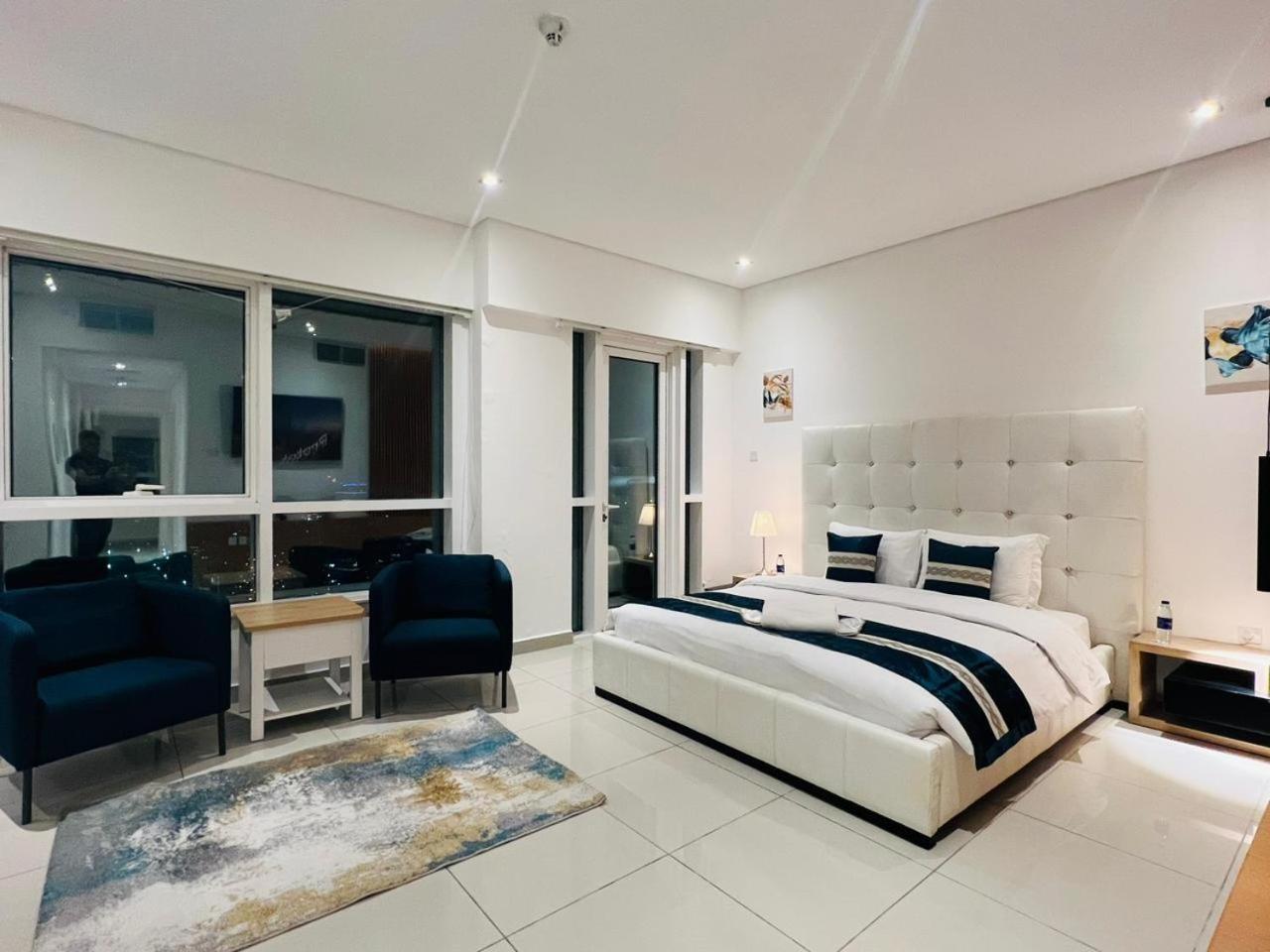 High Floor With City Skyline & Burj Khalifa View 3 Bedroom Unit Marina Dubai Eksteriør billede