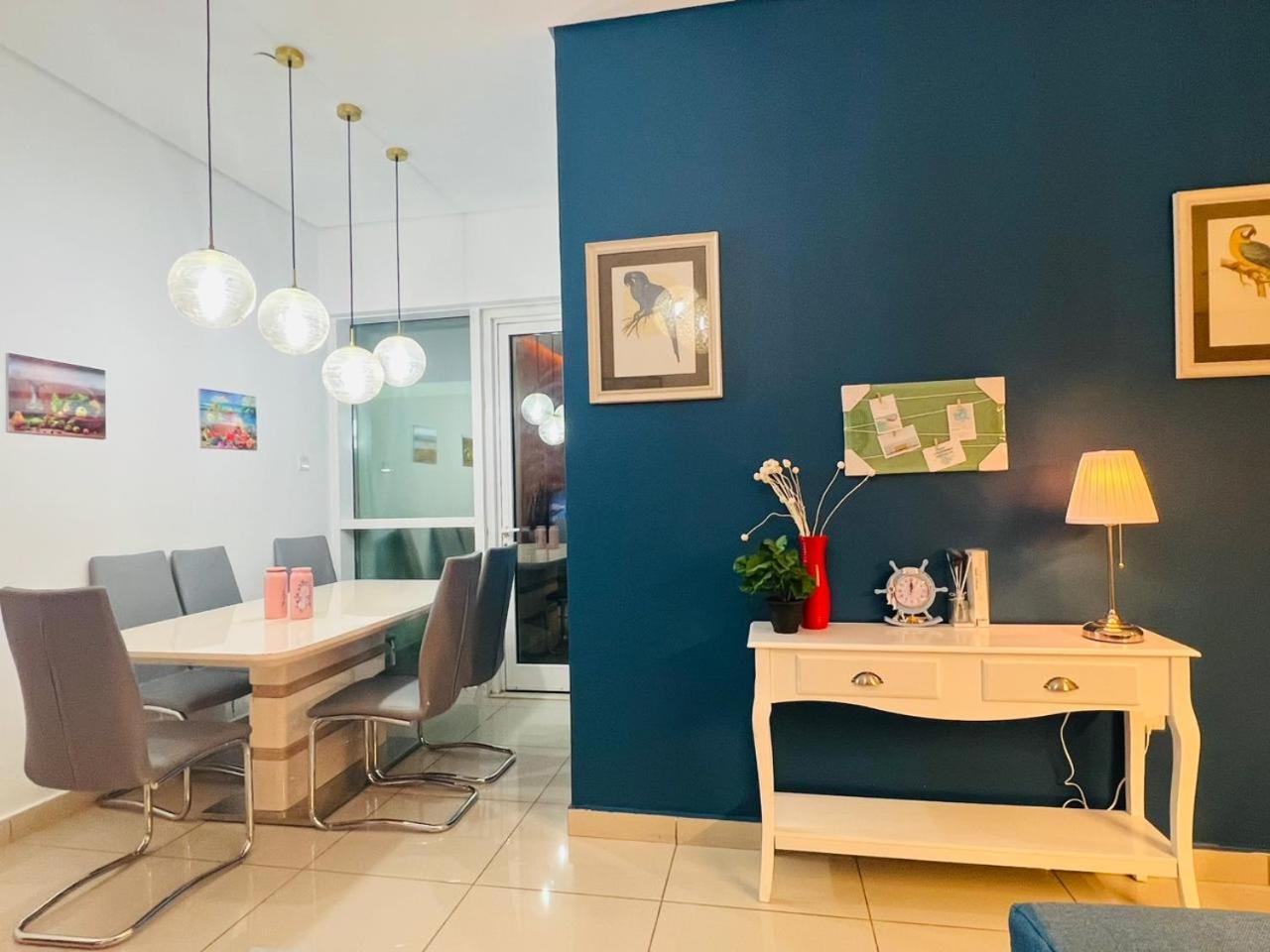 High Floor With City Skyline & Burj Khalifa View 3 Bedroom Unit Marina Dubai Eksteriør billede