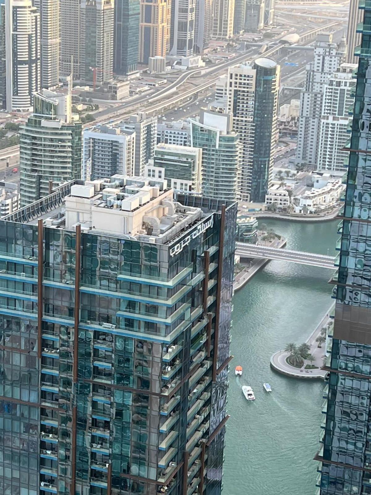 High Floor With City Skyline & Burj Khalifa View 3 Bedroom Unit Marina Dubai Eksteriør billede
