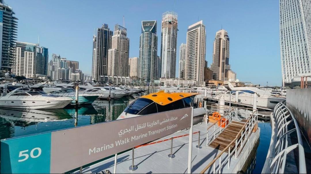High Floor With City Skyline & Burj Khalifa View 3 Bedroom Unit Marina Dubai Eksteriør billede